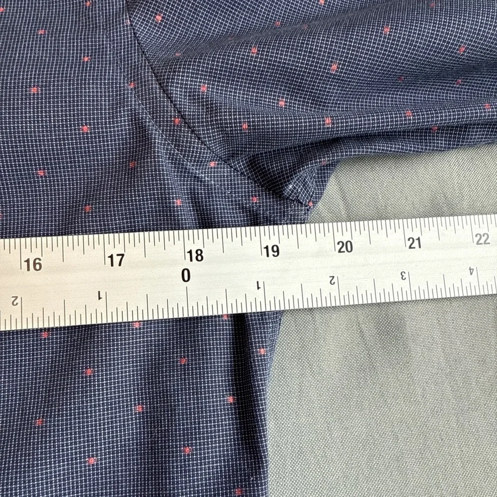 Banana Republic Navy Pink Tailored Slim Fit‎ Size Small 14x32 Long Sleeve